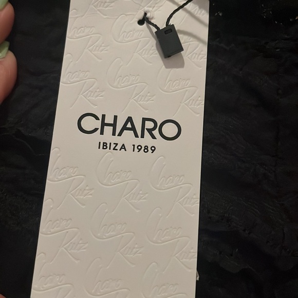 Charo Ruiz Ibiza lace sheer Yam set NWT - Picture 10 of 11